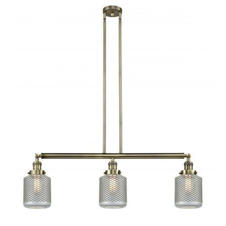 Innovations Lighting 3 Light Vintage Dimmable Led Adjustable Island Light 213-AB-S-G262-LED